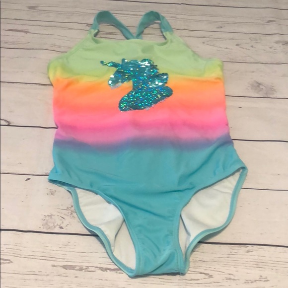 Cat & Jack Other - Cat & Jack girls unicorn swimsuit